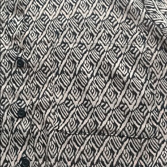 Anthropologie Top, Silence + Noise (Anthro) Peach Geometric Top - XS - Picture 5 of 8